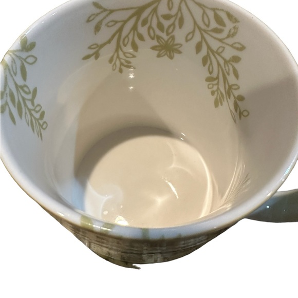 Set of 2 2008 Starbucks lime green coffee mugs - Picture 3 of 6